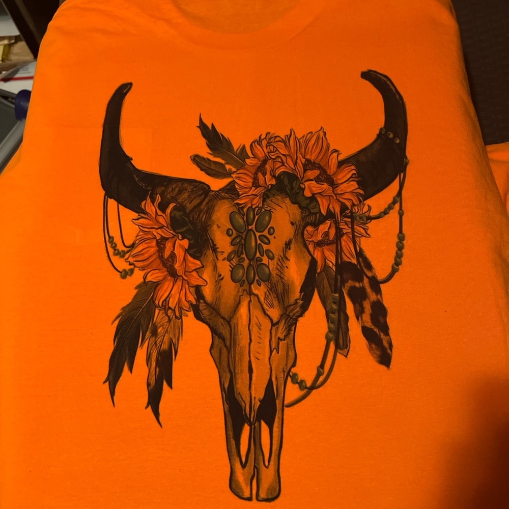 Bull Head Print
